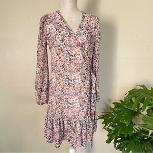 NWT Sugarlips Floral Wrap Mini Women's Dress Size S